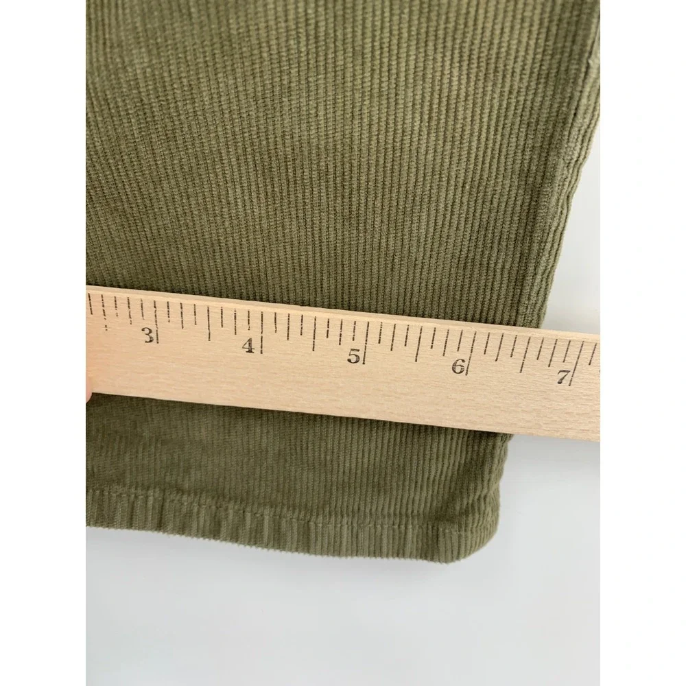 Brooks Brothers Corduroy Pants Mens 32x32 Green Slim Straight Preppy Fall